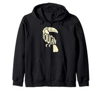 Typography Art Toucan Toco Toucans Sudadera con Capucha