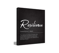 Typography Poster Resilience Definition Mental Health Print