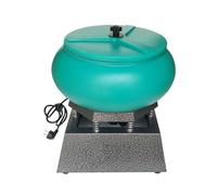 TYQMYSM Vaso de pulido vibratorio de gran capacidad de 12 L, máquina de acabado por vibración resistente de 250 W para joyas, accesorios de metal, piezas de automóvil, desbarbado y pulido de