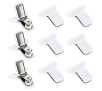 Tyqour 9 clips para funda de edredón, clips de edredón para sujetar el edredón en el interior, clips de cama para sostener sábanas, broches de edredón para evitar que los edredones se muevan dentro de
