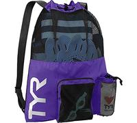 TYR Sport - Bolsa de malla de natación con compartimentos para adultos, 20 L, color morado