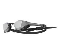 Gafas de natación TYR Tracer X Elite Race negro con lentes espejadas gris