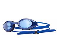 Gafas de natación TYR Blackhawk Racing azul con lentes transparentes azules