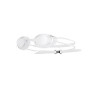 Gafas de natación TYR Blackhawk Racing blanco con lentes transparentes