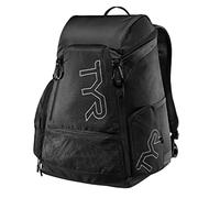 TYR Alliance Backpack, 30l Capacity, Wet and Dry Compartments, Team Colors Mochila, Unisex Adulto, Negro, Talla Única