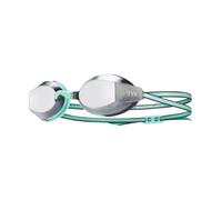 TYR Black Ops 140 EV Racing - Gafas de natación con espejo para mujer, color plateado/menta/negro