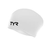 TYR Bonnet de Bain pour cheveux Longs Blanc