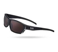 TYR Cortez Sport Wrap - Gafas de sol polarizadas rectangulares para hombre, color marrón/negro, talla única