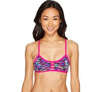 TYR Drift Pacific Teiback, Parte superior del bikini para mujer, Multicolor (Azul/Rosa), S