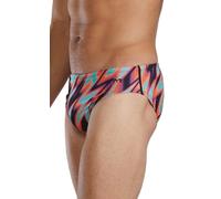 Tyr durafast elite brief disarray orange/multi 3xs - uk26