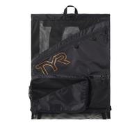 TYR Elite Team Mesh Backpack, Black/Gold, One Size