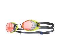 TYR Rockets 2.0 Espejo Gafas de natación, Unisex Adulto, Rojo/Amarillo Fluo/Negro