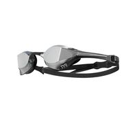 Gafas de natación TYR Tracer X Elite Race negro con lentes espejadas gris