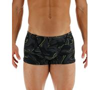 Tyr galaxy square leg boxer black/lime xxs - uk28