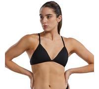 TYR Top de Bikini Triangular con Amarre Parte Superior, Negro, L para Mujer