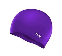TYR Silicon No Wrnkl Gorro de Natación, Unisex Adulto, Morado, Talla Única