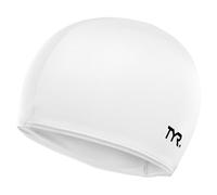 Tyr Solid Bonnet de Bain Lycra, Adulte Unisexe, White, Talla única