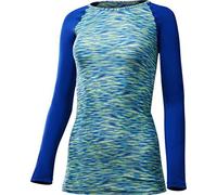 TYR Sonoma Belize L/S - Rashguard de Manga Larga para Mujer, Mujer, SWLSN7 428 S, Azul Cobalto, S