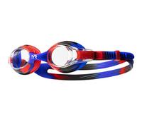 TYR Swimple Tie Dye - Gafas de natación juveniles, rojo/azul/negro