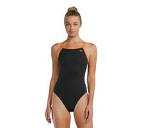 TYR Women’s Hexa Diamondfit Swimsuit, Black/Orange, 26