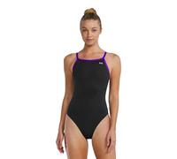 TYR Women’s Hexa Diamondfit Swimsuit, Black/Purple, 38