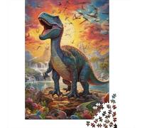 Tyrannosaurus Era Prehistórica Puzzle para Adultos Puzzle de 1000 Piezas Papel Relajación Hogar Regalo 70x50cm/1000pcs