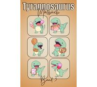 Tyrannosaurus Malbuch - Dino trifft Leckereien: 45 kulinarische Motive rund um Essen & Süßigkeiten | Kreativer Ausmalspaß für Kinder und Dino-Fans