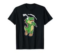Tyrannosaurus-Rex Crocodile Juega Golf Camiseta
