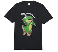 Tyrannosaurus-Rex Crocodile Juega Golf Comfort Colors Adult Heavyweight T-Shirt