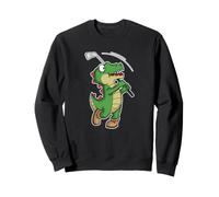 Tyrannosaurus-Rex Crocodile Juega Golf Sudadera