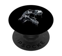 Tyrannosaurus Rex Dinosaur Graphic Arqueología Motif Print PopSockets PopGrip Adhesivo