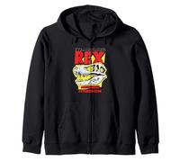 Tyrannosaurus Rex Dinosaurs Cartoon Illustration Graphic Sudadera con Capucha