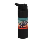 Tyrannosaurus Rex paleontólogo Dinosaurio rugiente Indominus Stainless Steel Insulated Water Bottle