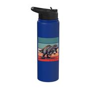 Tyrannosaurus Rex paleontólogo Dinosaurio rugiente Indominus Stainless Steel Insulated Water Bottle