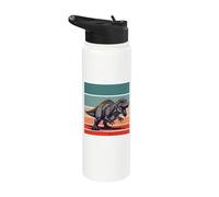 Tyrannosaurus Rex paleontólogo Dinosaurio rugiente Indominus Stainless Steel Insulated Water Bottle
