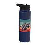 Tyrannosaurus Rex paleontólogo Dinosaurio rugiente Indominus Stainless Steel Insulated Water Bottle