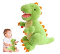 Tyrannosaurus Rex Plush Toy - Cartoon Style Stuffed Dinosaur Doll, Realistic Soft Animal Design, Decorative Cushion, Cute Display Room Accessory | Playful Comfort Item For Stroller Sofa Bed C
