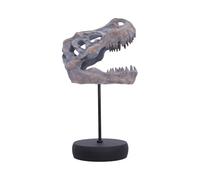 Tyrannosaurus Rex Skull on Zócalo 24,2 cm - Adorno de Calavera T-Rex fosilizado, Figura prehistórica de Dinosaurio