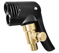 tyre inflator Connector,Mandril Inflable de conversión de Bomba de Aire de Coche,2 en 1 Boca Americana Boca Francesa Coche Inflable Motocicleta Bicicleta(Puede desinflarse)