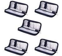 TYREE 5X Enfriador de Insulina Estuche de Viaje Organizador de Medicamentos para Diabéticos Enfriador Bolsa Azul Marino