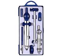 TYREE CompáS de Dibujo de 9 Piezas Herramienta Conjunto de GeometríA Herramienta de Dibujo CompáS para GeometríA para Dibujo, MatemáTicas, Dibujo, Herramienta de Ingeniero
