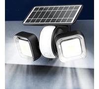 Tyreses Luz Solar Exterior con Sensor de Movimiento, 1000LM 5700K Focos LED Exterior Solares, Luces Solares Exterior con 3 Modos, IP65 Lámpara Solar Impermeable Para Garaje, Patio, Puerta Delantera