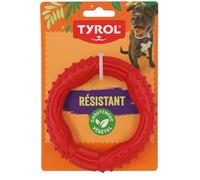 Tyrol - Juguete para perro Barrett Anillo - Juguete para perro resistente y colorido - para masticador fuerte - Ayuda contra el aburrimiento y el estrés - Base de goma natural - Disponible en 3