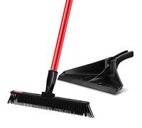 Tyroler Escoba de Goma para Suelo & Recogedor | Cabeza de 30cm