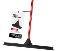 Tyroler Escobilla de Goma | Cabezal de 100% Gomma de 60 cm | Mango de 140 cm | Escoba de Goma para Suelo | Haragan para Suelos Exterior| Aragan para Suelos | Araganes para el Suelo | Haraganes