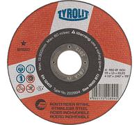 Tyrolit 41 disco de corte recto, tejido unidas, medidas 125 x 1,0 x 22,23, VE: 25 unidades, 1 unidades, 222896