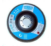 Tyrolit 668632 PREMIUM Disco de Láminas, A80-B, 27A Forma, 115mm x 22.23mm, Caja de 10