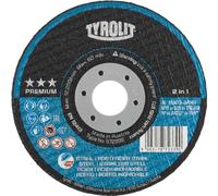 Tyrolit 872346 Premium 2In1 Discos De Corte, 42, A30Q-Bfxa, 115 X 2.5 X 22.23 Mm Dimensiones, Caja De 25