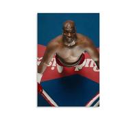 TYRWRHURWEY Póster de Big George Foreman para pared, lienzo estético, vintage, pintura decorativa para sala de estar, dormitorio, decoración de 40 x 60 cm, estilo sin marco