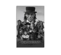 TYRWRHURWEY Póster de hombre muerto para pared, lienzo estético, vintage, pintura decorativa para sala de estar, dormitorio, decoración de habitación, 20 x 30 cm, estilo sin marco